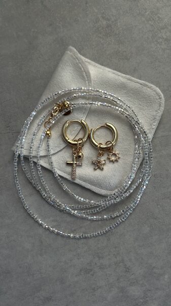 [SET48] 3xChoker + Earrings